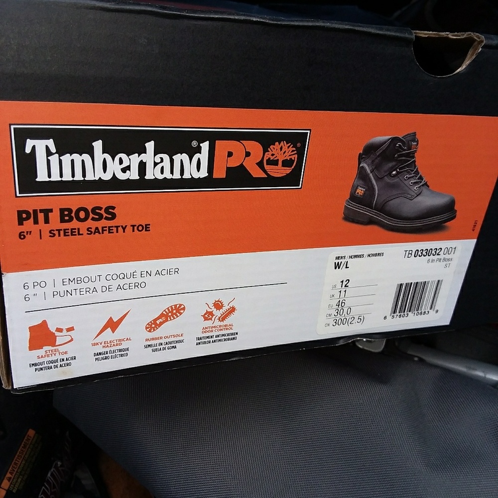 Timberland Pro steel toe boots